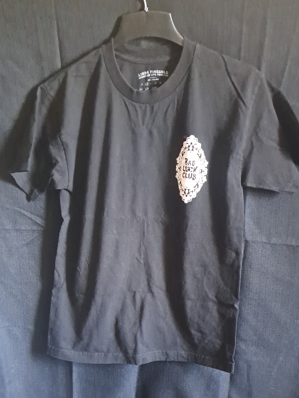 Men's Black Graphic Tee - Back Luck Club